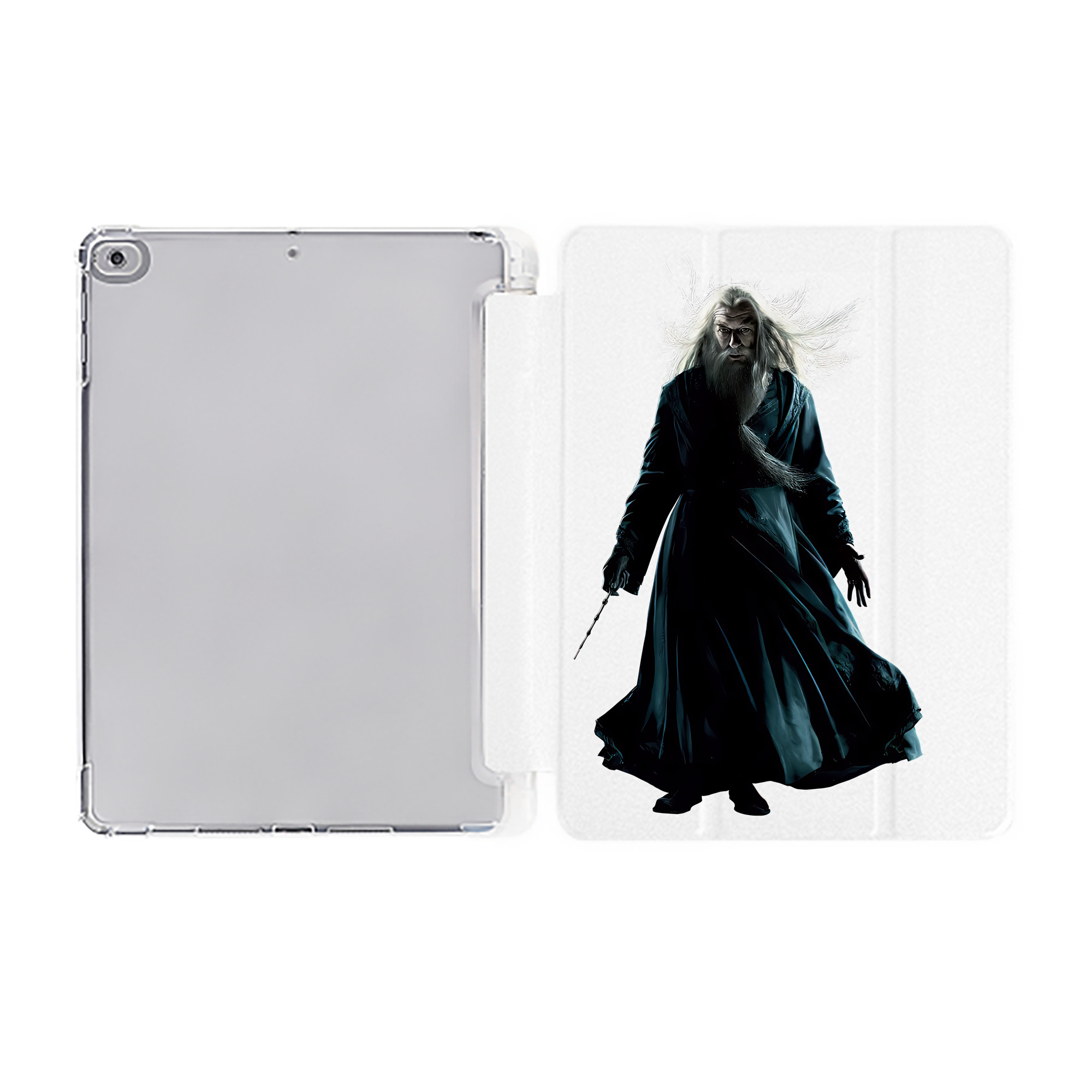 （画像用） Harry Potter ハリー・ポッターシリーズ IPad ケース ペン収納付き 三つ折りスタンド PUレザー×シリコン 対応機種9.5/10.5/10.9インチ
